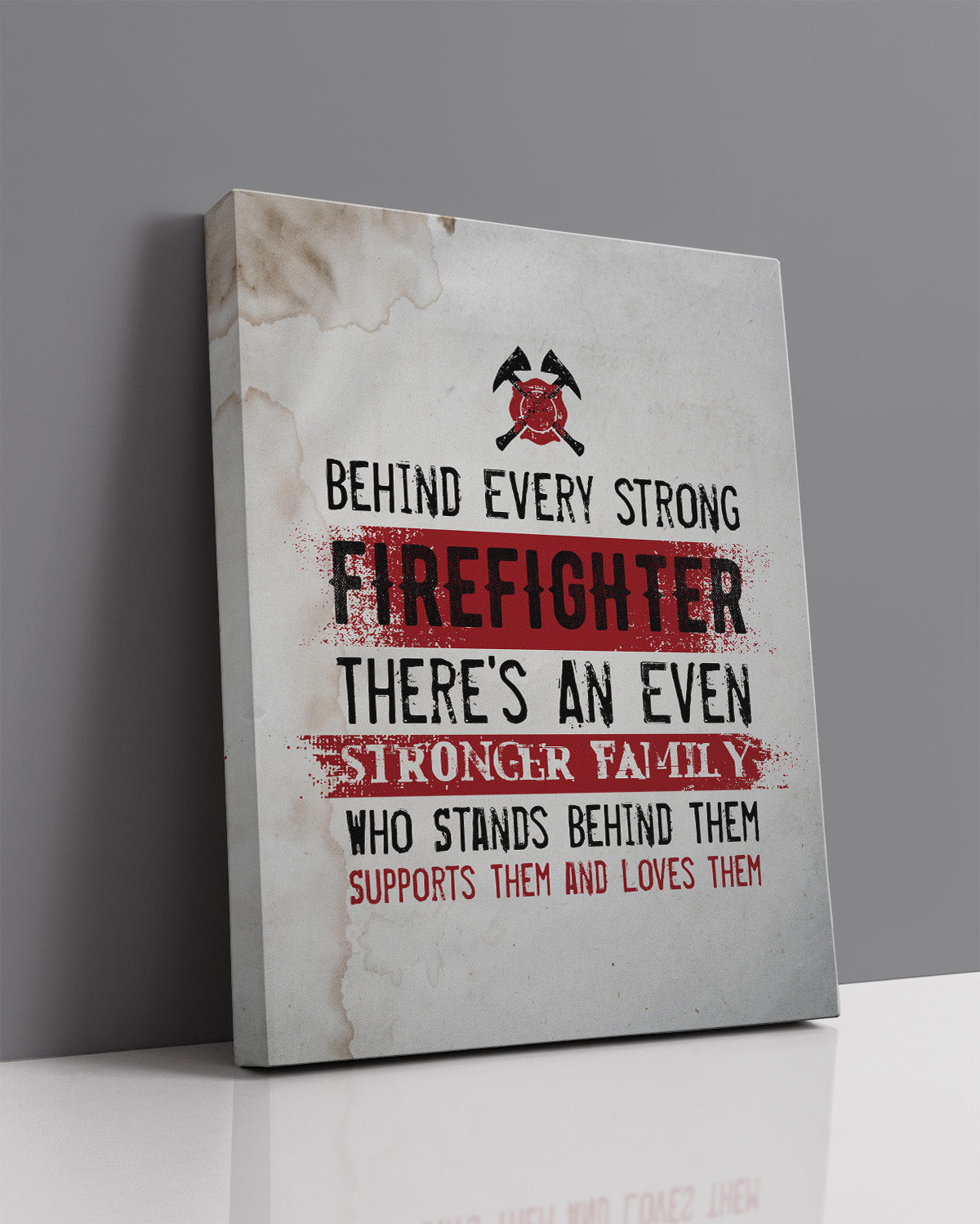Firefighter Motivational Posters, Prints or Canvas - Firefighter Gifts - First Responder Gifts - First Responder Decor Appreciation Decor - Gifts for Firemen or Women