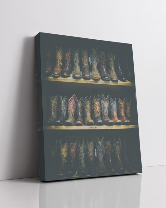 Govivo Cowboy Boot Wall Decor - Rustic Farmhouse Decor - Cowboy and Western Decor - Ranch Style Decor for the Home - Western Decorations for Home - Ranch House Decor