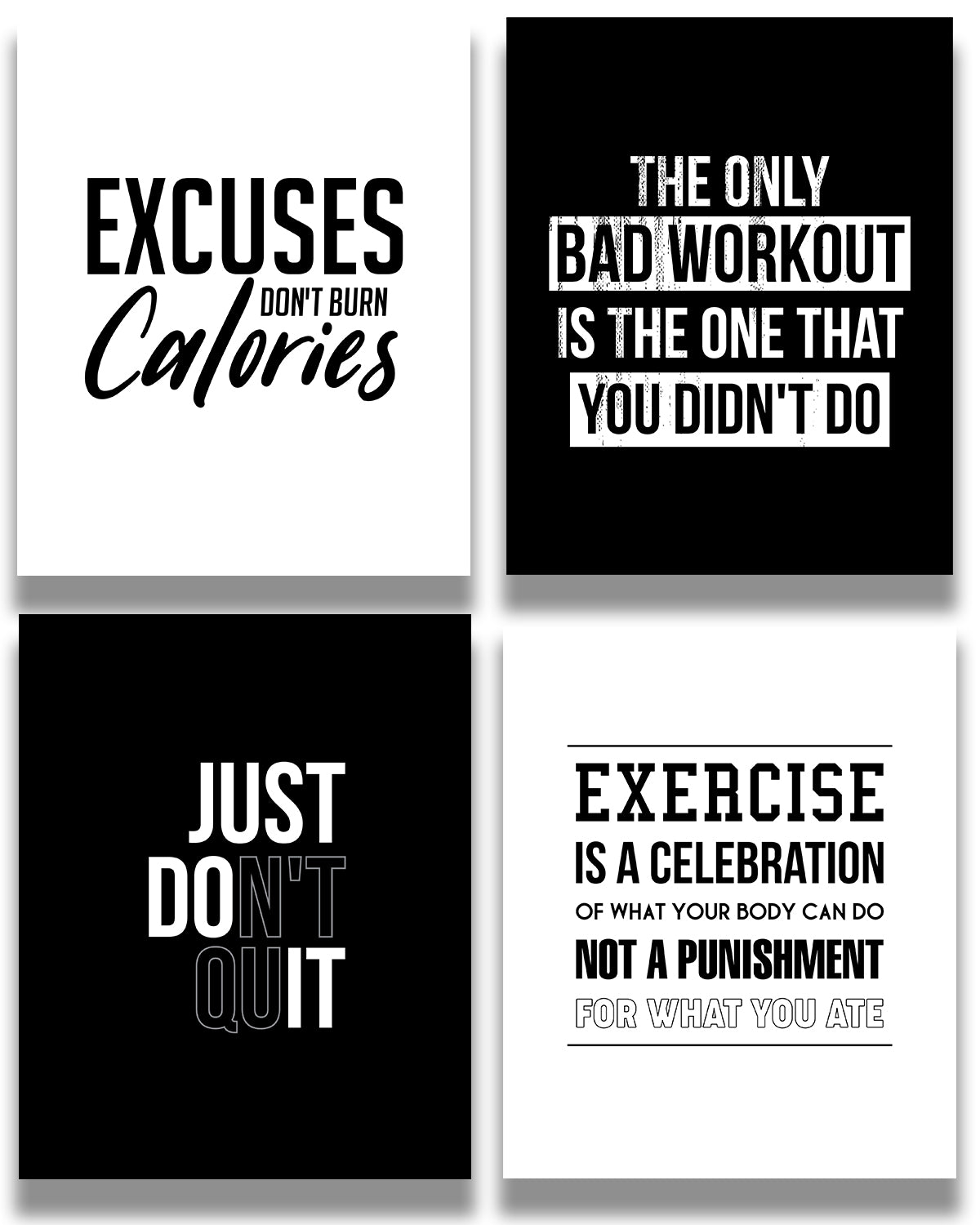 Workout Gym motivational wall art - man cave decor - sports art fitness - inspirational wall decor for a workout room