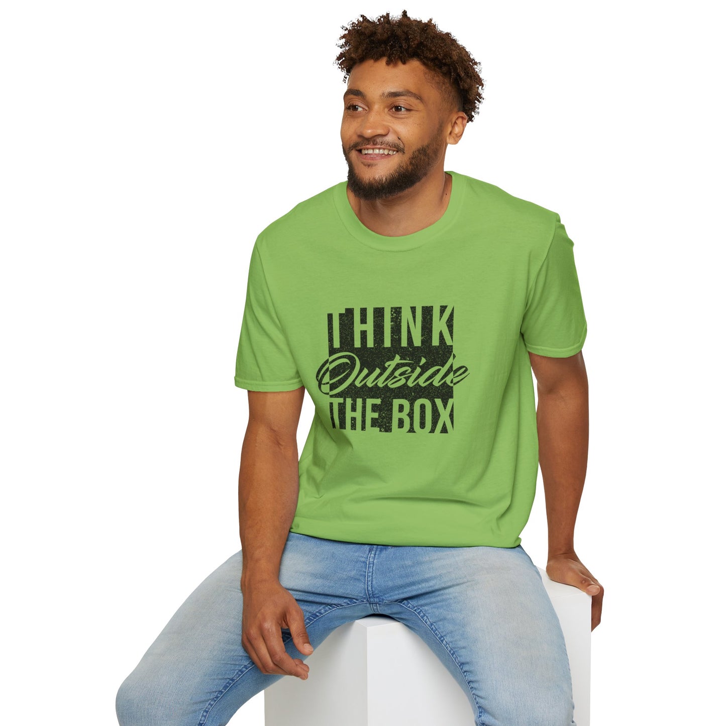 Think outside the Box - Unisex Softstyle T-Shirt