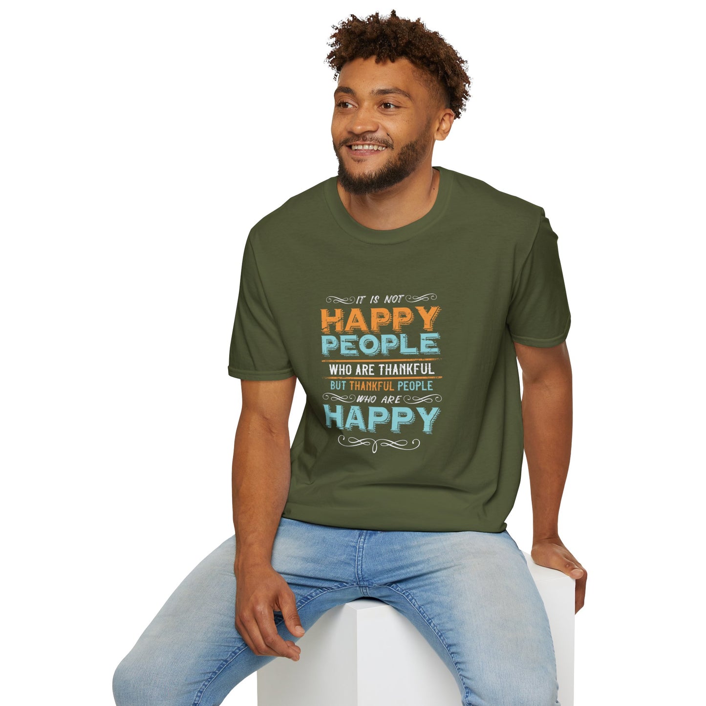 Happy People - Unisex Softstyle T-Shirt