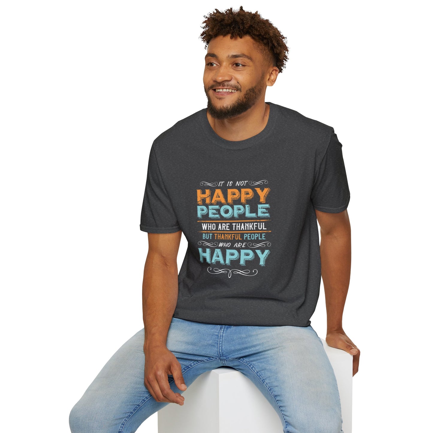 Happy People - Unisex Softstyle T-Shirt