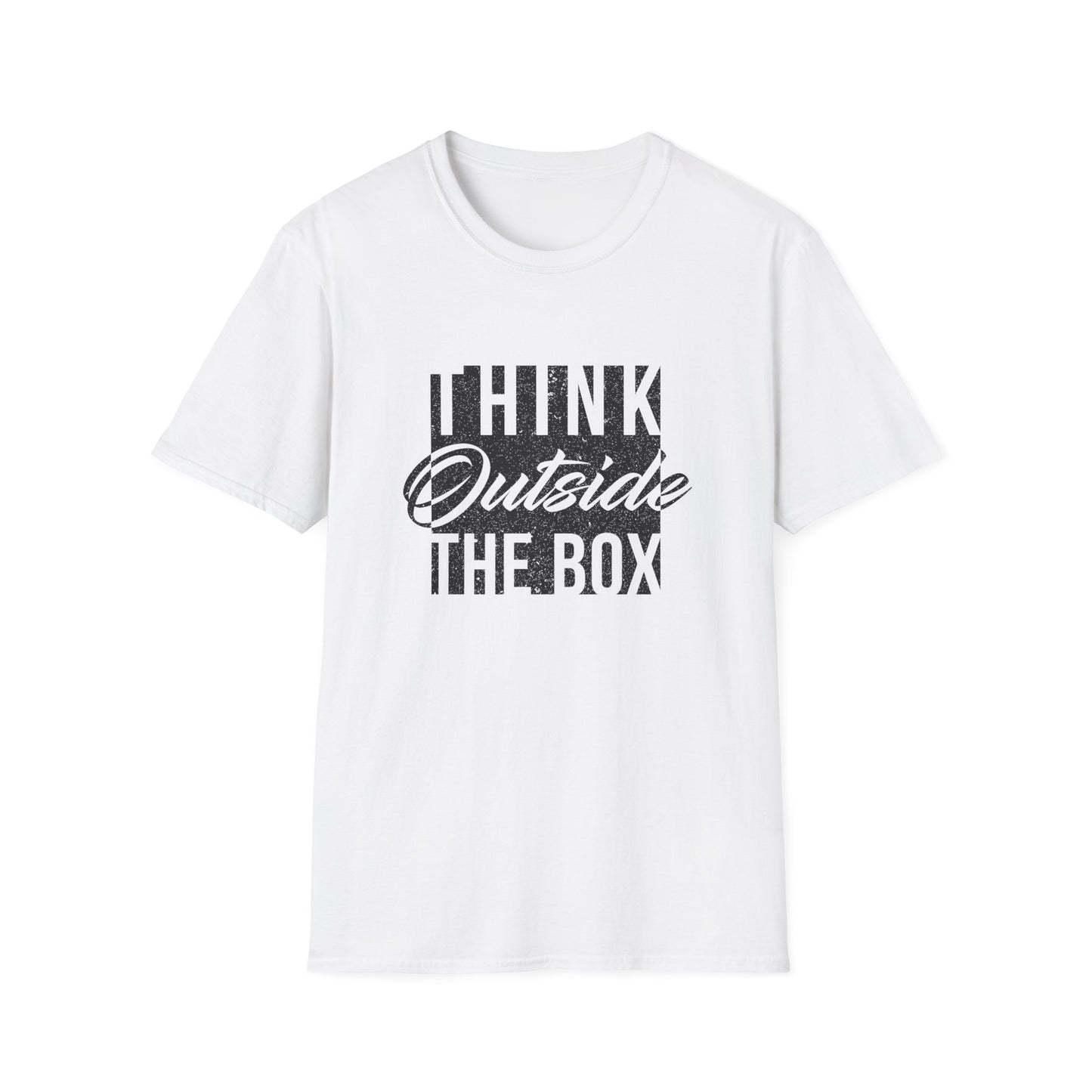 Think outside the Box - Unisex Softstyle T-Shirt