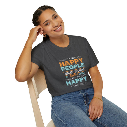 Happy People - Unisex Softstyle T-Shirt
