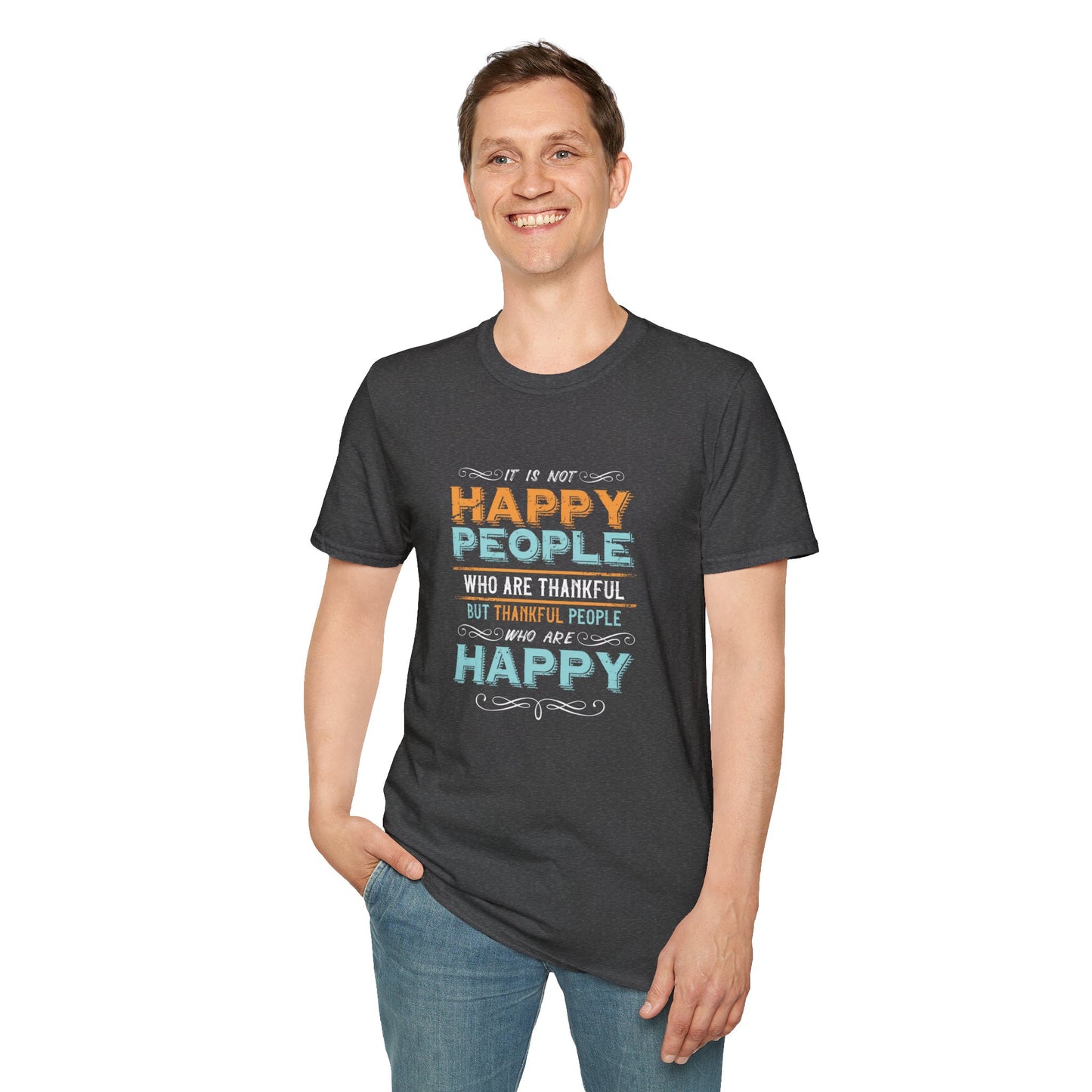 Happy People - Unisex Softstyle T-Shirt