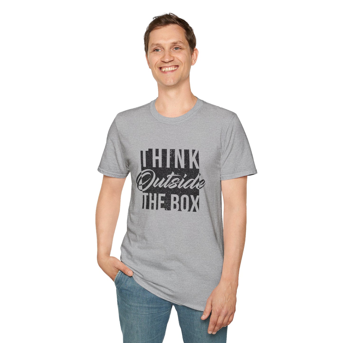 Think outside the Box - Unisex Softstyle T-Shirt