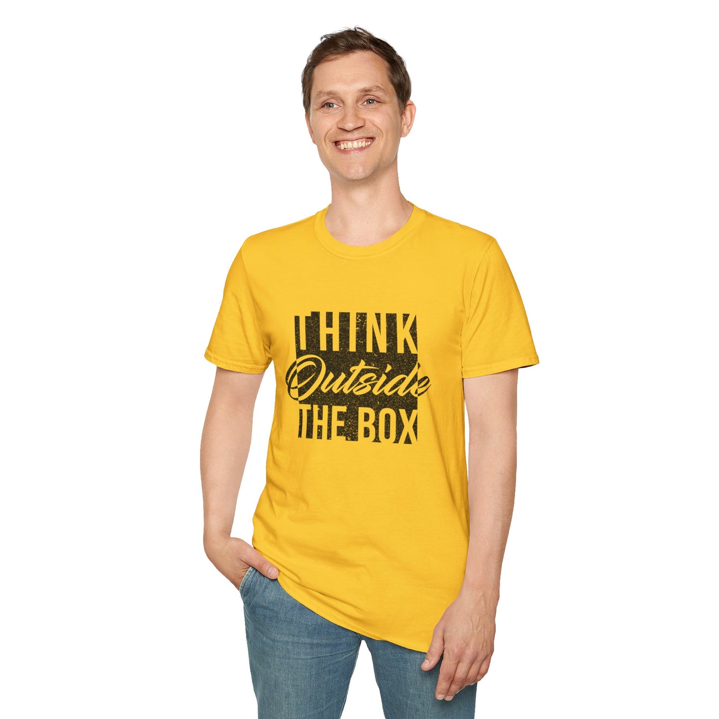 Think outside the Box - Unisex Softstyle T-Shirt