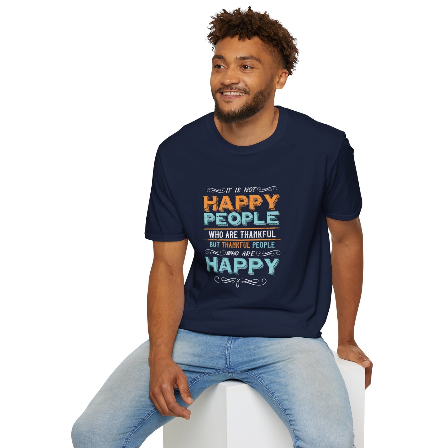 Happy People - Unisex Softstyle T-Shirt