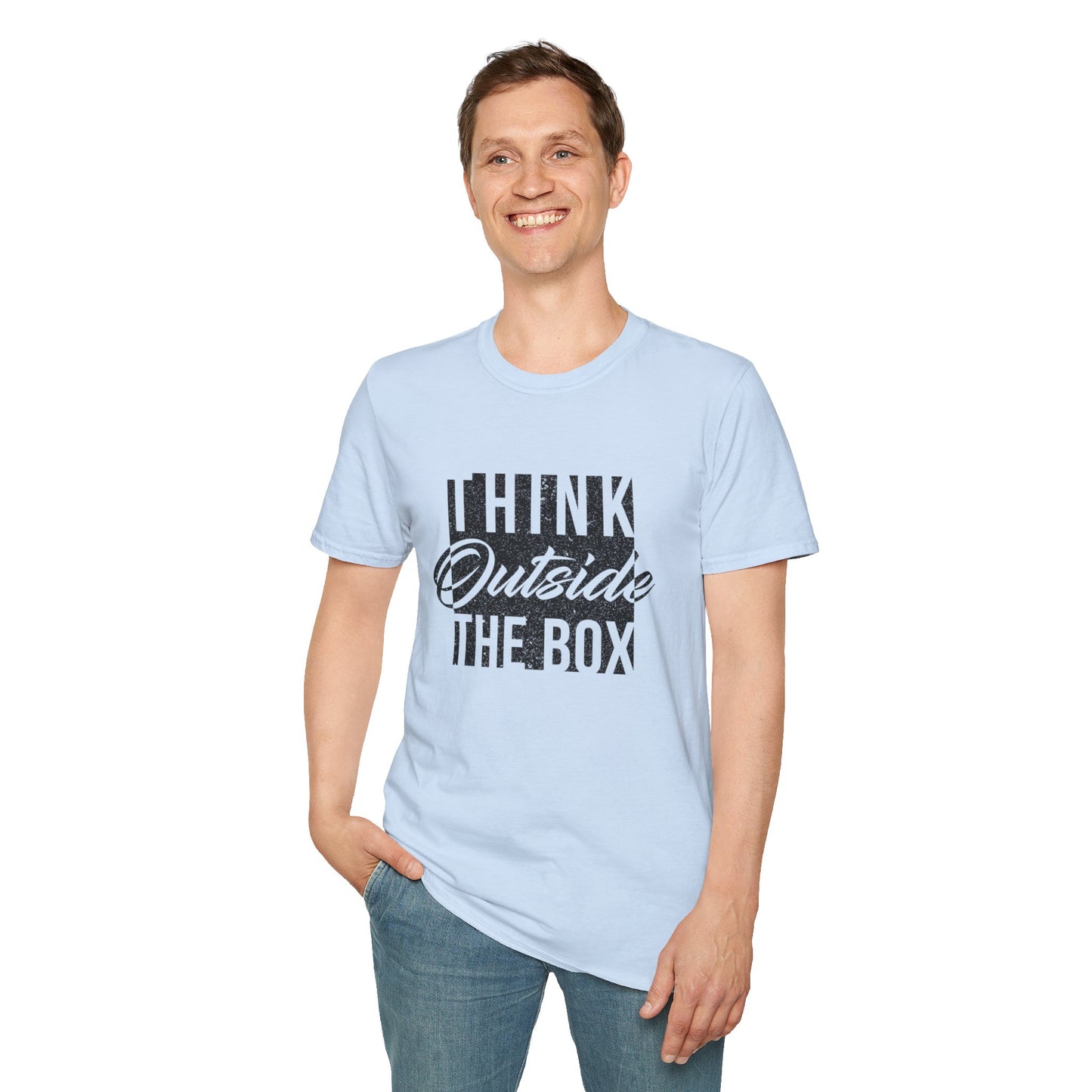 Think outside the Box - Unisex Softstyle T-Shirt