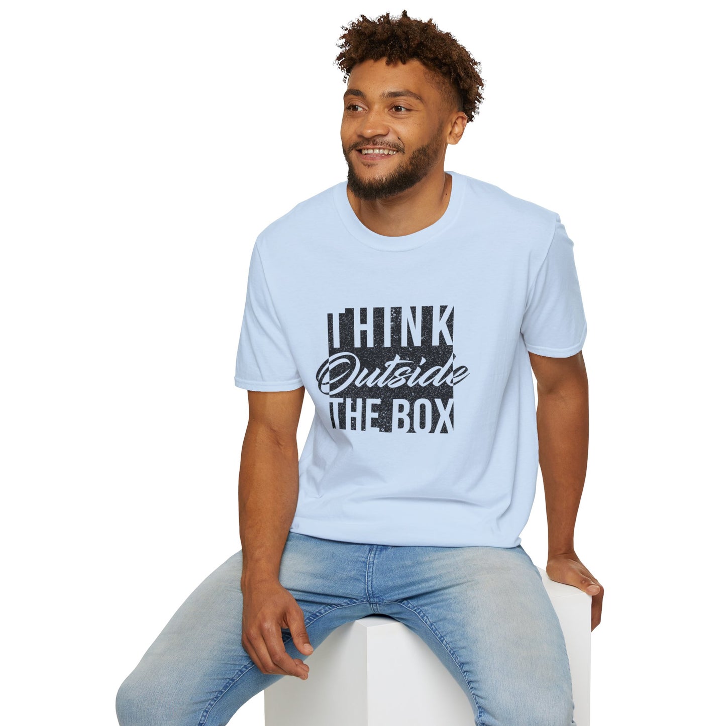 Think outside the Box - Unisex Softstyle T-Shirt