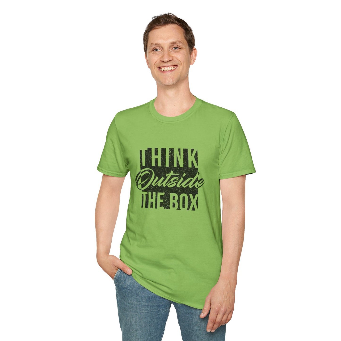 Think outside the Box - Unisex Softstyle T-Shirt