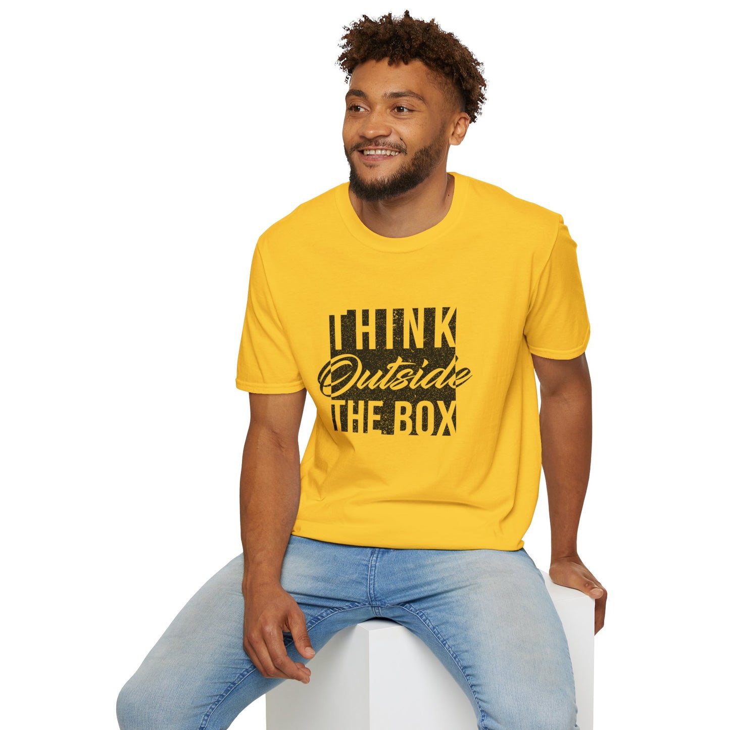 Think outside the Box - Unisex Softstyle T-Shirt