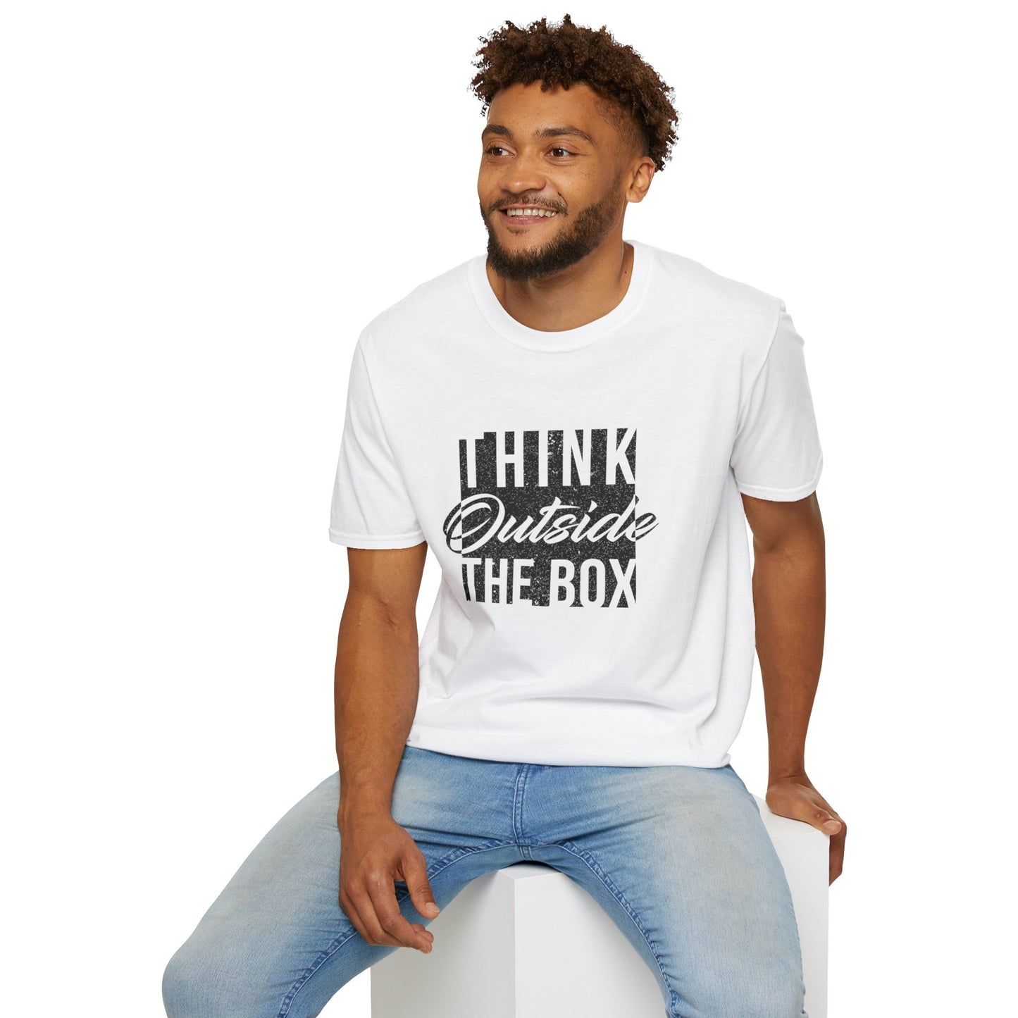 Think outside the Box - Unisex Softstyle T-Shirt