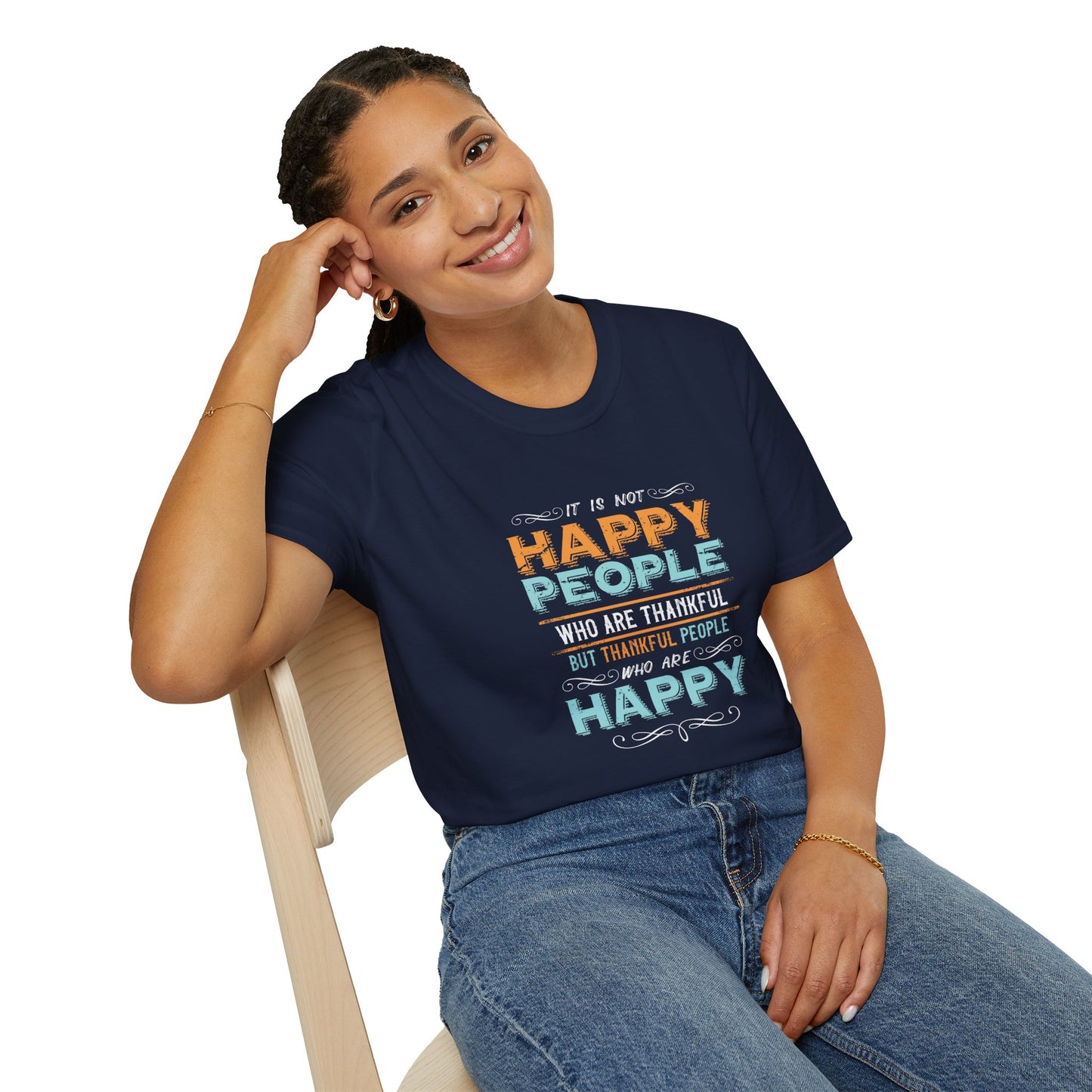 Happy People - Unisex Softstyle T-Shirt