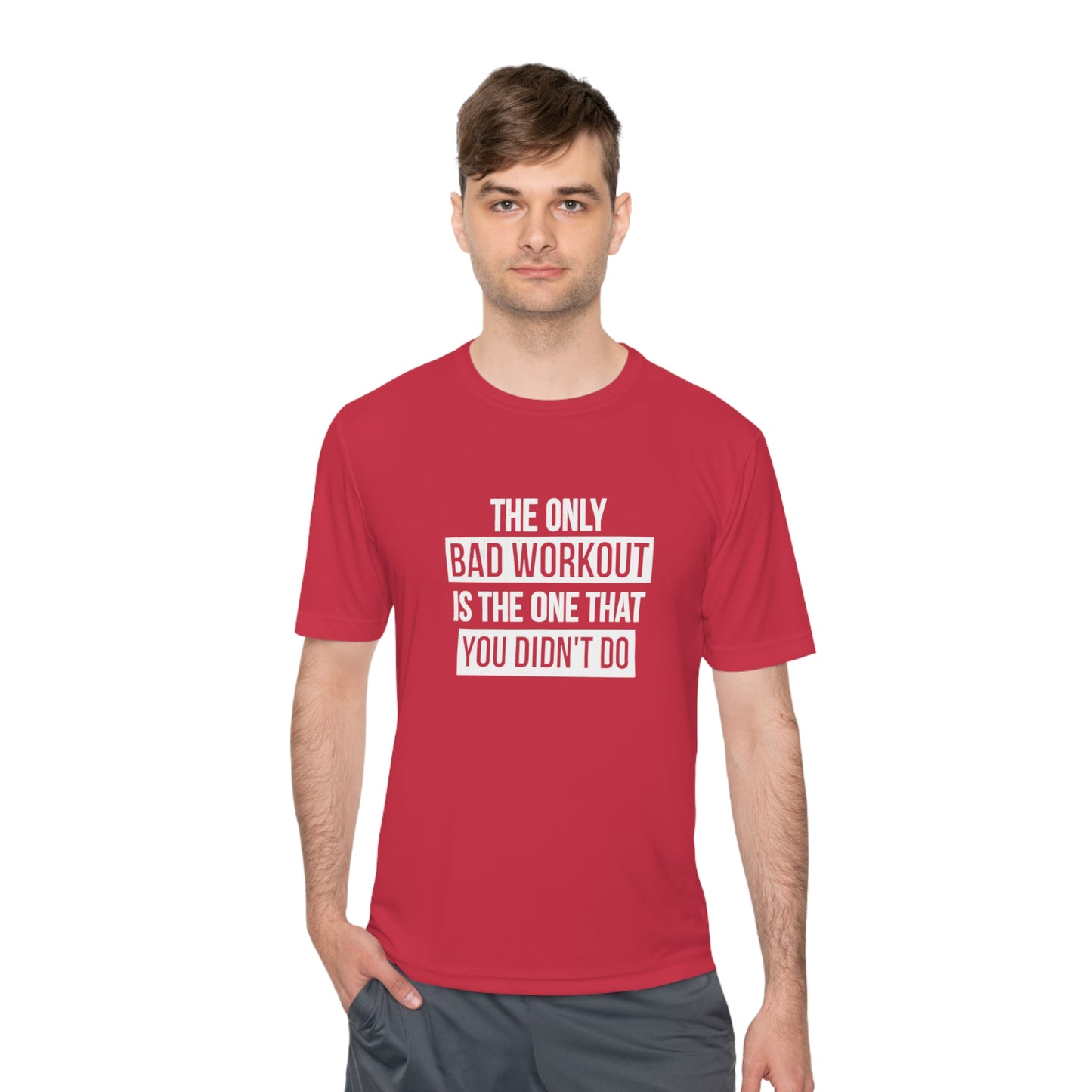 The only bad workout - Unisex Moisture Wicking Tee