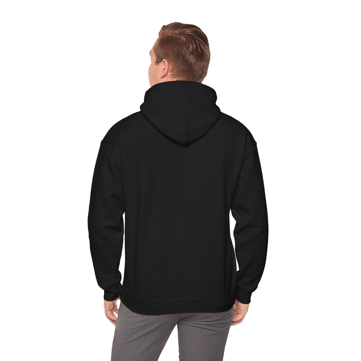 Music white - Unisex Heavy Blend™ Hooded Sweatshirt