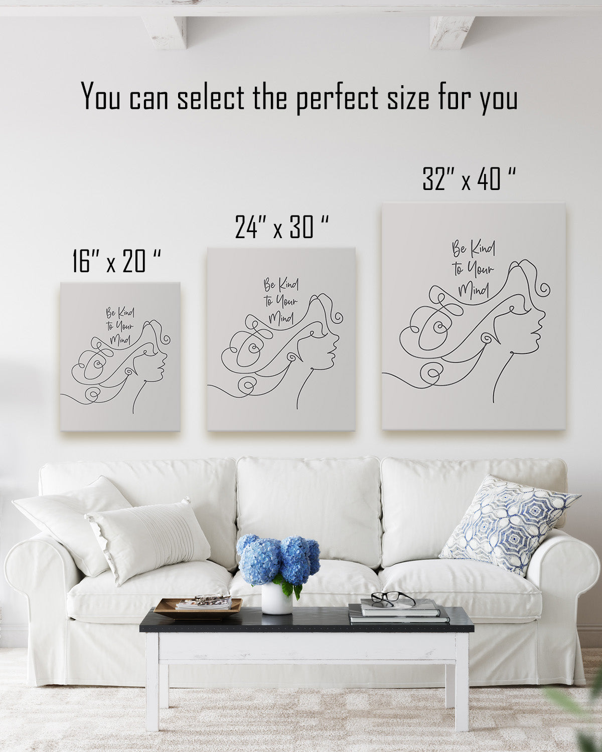 Be Kind To Your Mind Positive Affirmation Wall Decor