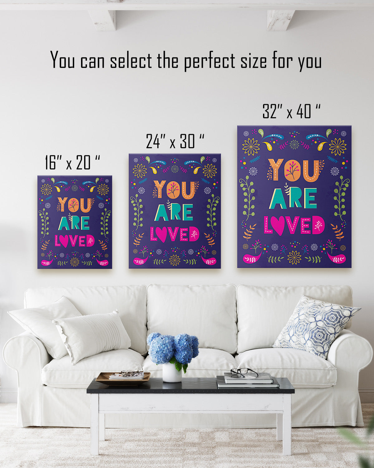 You Are Loved Affirmation Wall Decor