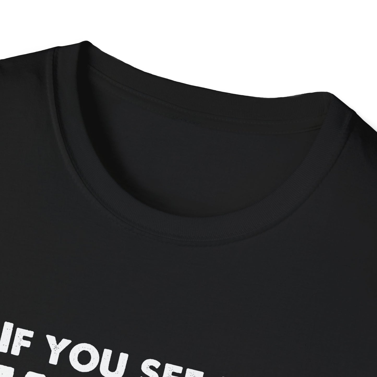 I'm Selfemployed white text - Unisex Softstyle T-Shirt