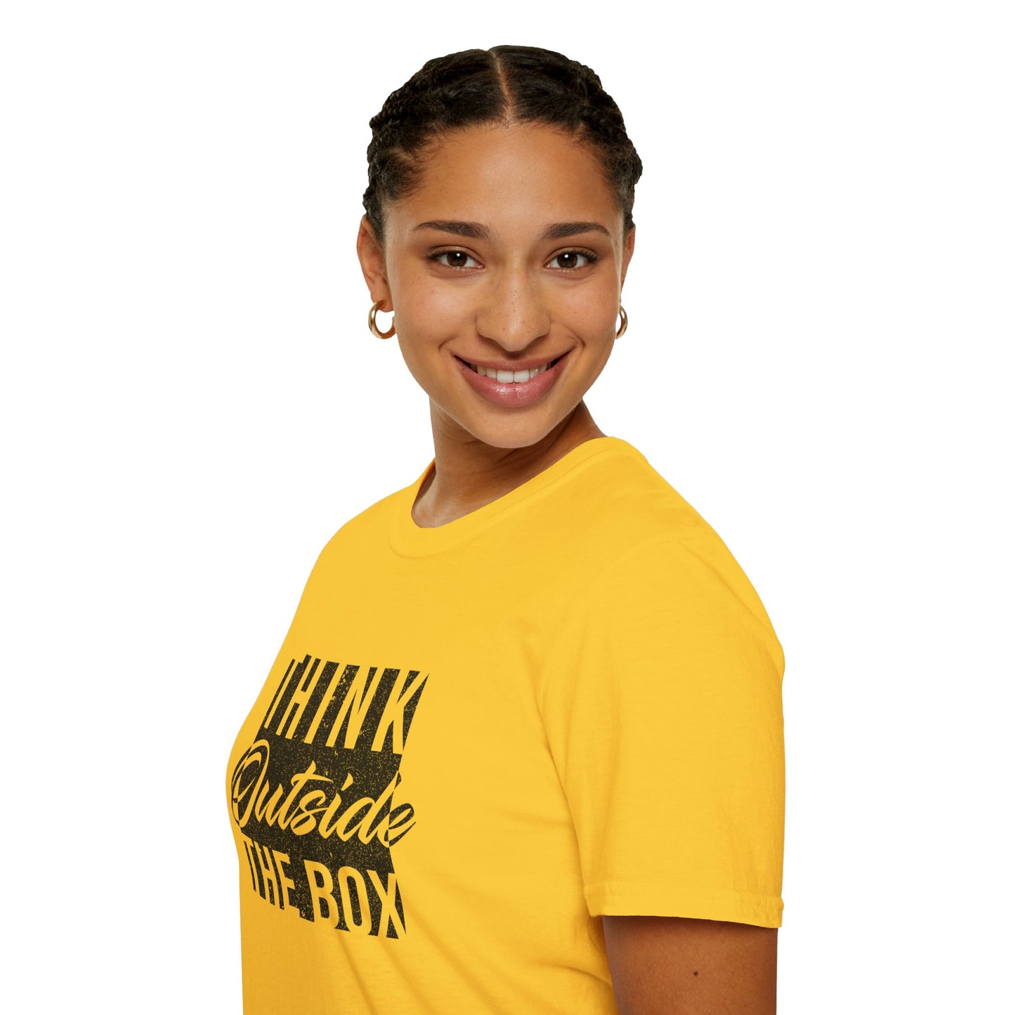 Think outside the Box - Unisex Softstyle T-Shirt