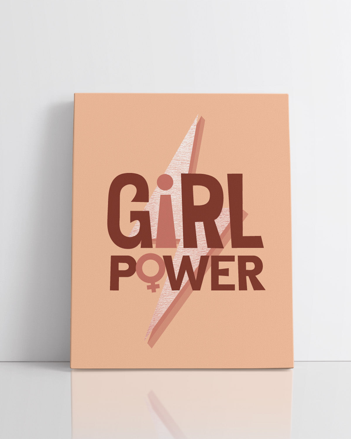 Govivo Girl power room decor - inspirational gifts for women - bedroom wall decor for women or dorm wall decor - office wall art women
