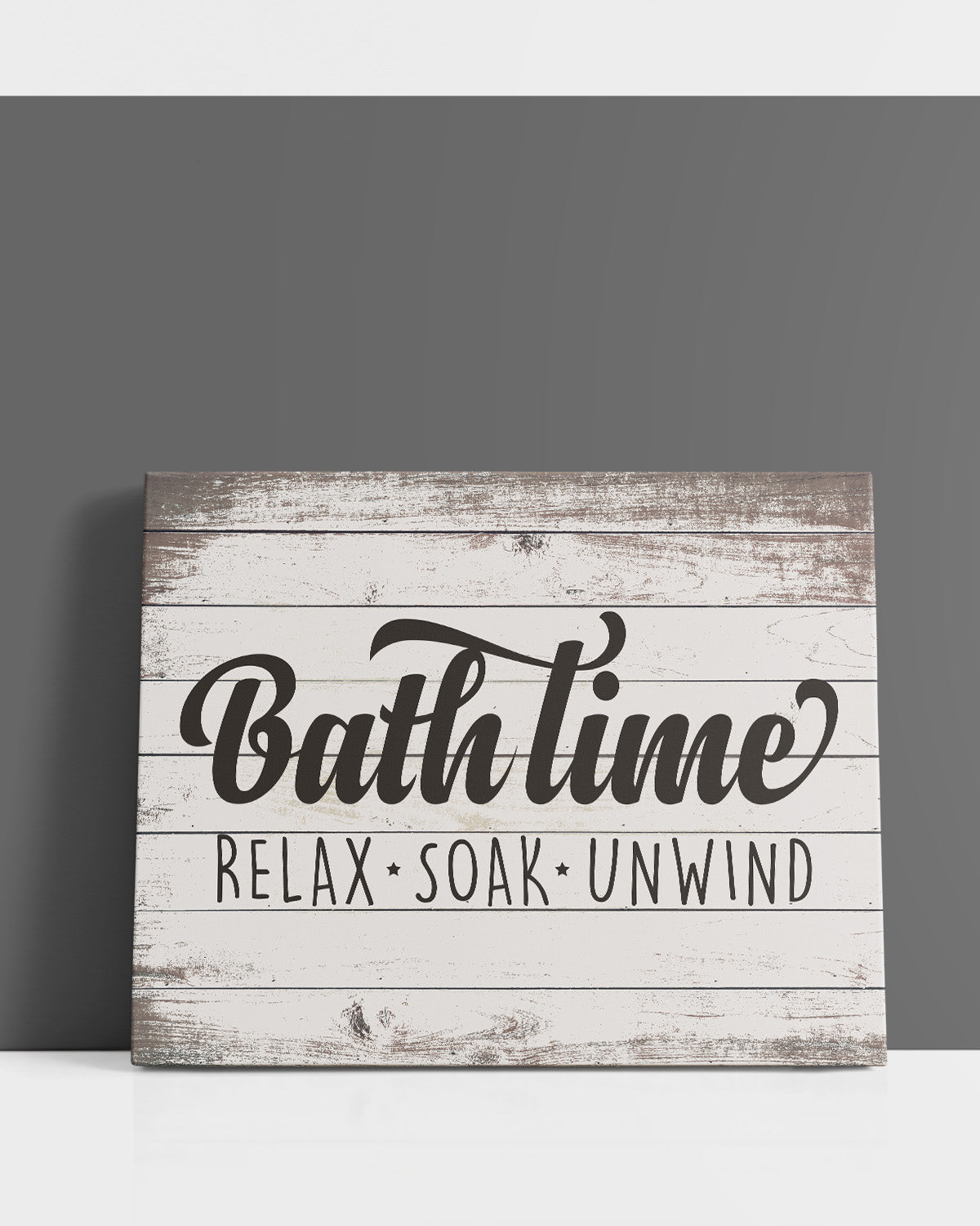 Bathroom Farmhouse Decor - Relax Soak Unwind Wall Art - Rustic Bath Wall Decor - Powder Room Decor - Housewarming Gift