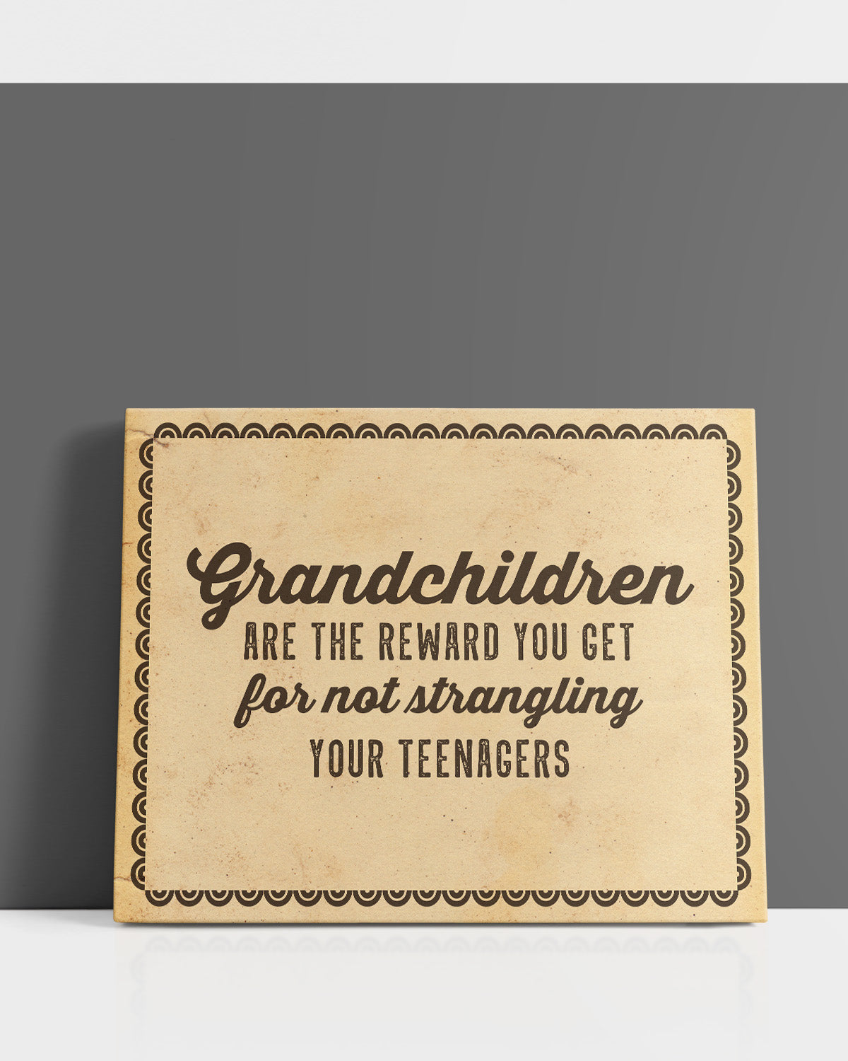 Grandparents Wall Art from Grandkids - Grandparents Day Gift Ideas - Best Gifts for Grandparents Wall Decor - Funny Grandparent Gift - Gifts for Grandparents
