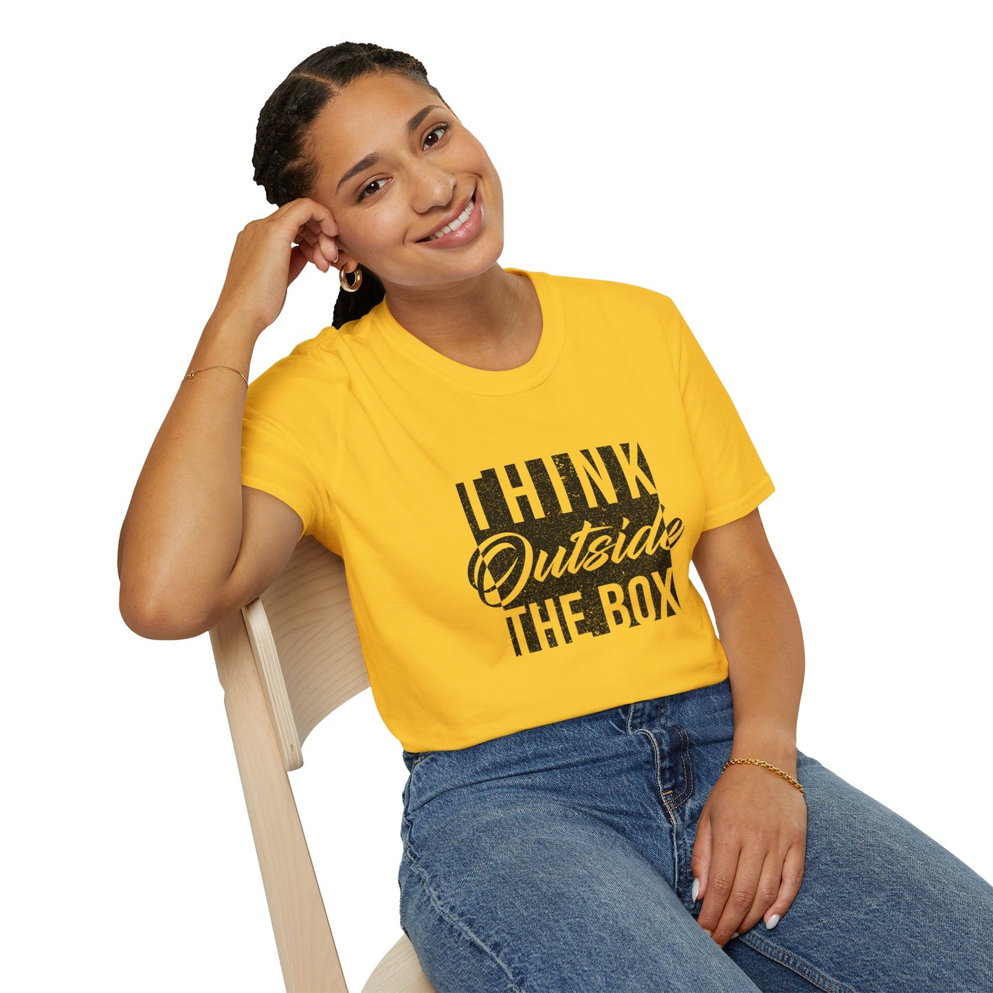 Think outside the Box - Unisex Softstyle T-Shirt
