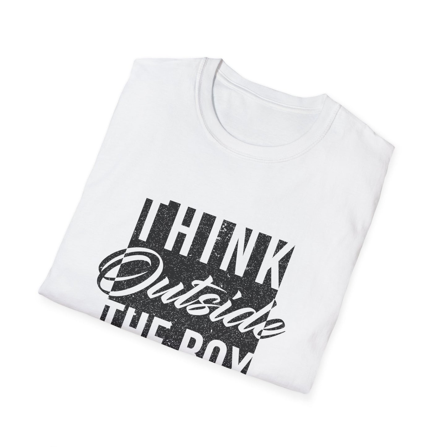 Think outside the Box - Unisex Softstyle T-Shirt