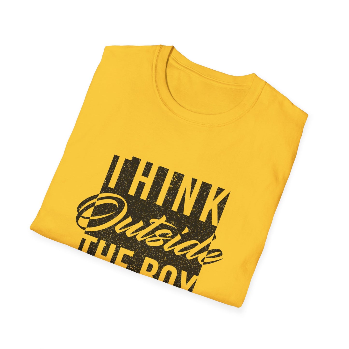 Think outside the Box - Unisex Softstyle T-Shirt