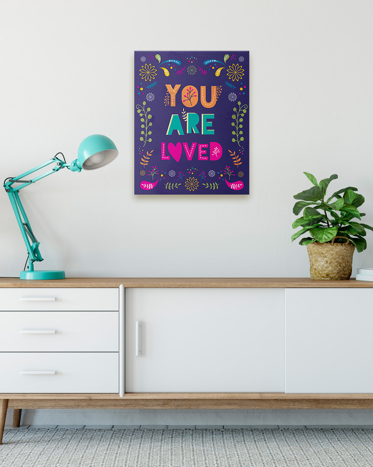 You Are Loved Affirmation Wall Decor