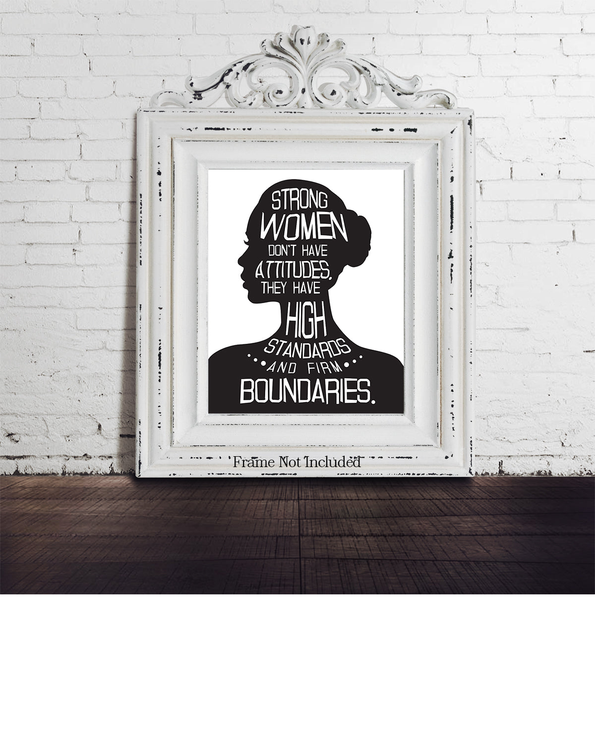 Motivational Gifts for Women, Teens, Girls - Inspirational Quotes for Females - Feminism Wall Art - Women Empowerment Wall Decor - Bedroom wall decor for women