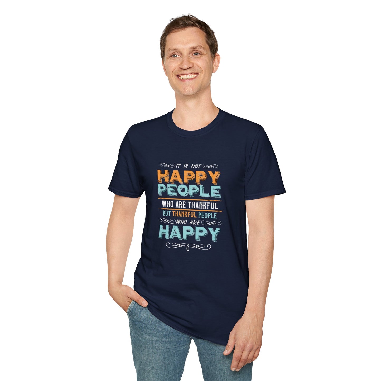 Happy People - Unisex Softstyle T-Shirt
