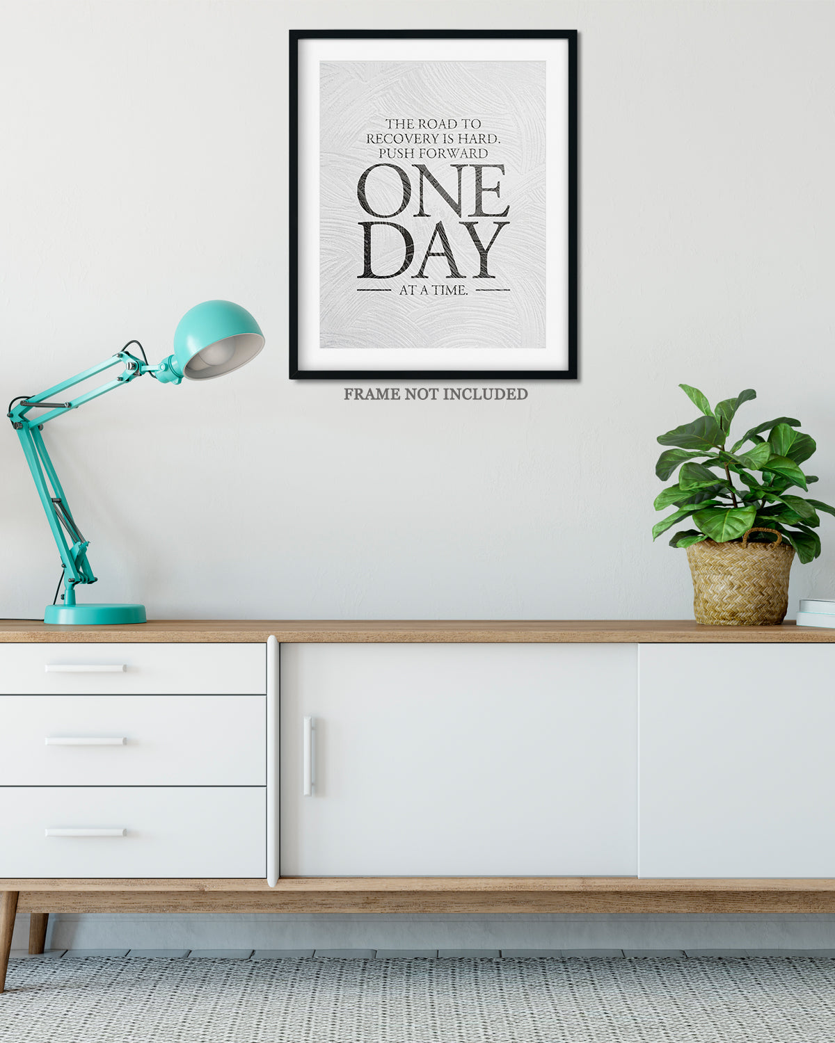 Sober - Recovery gifts for men and women - Sobriety wall art - Drug and alcohol recovery encouragement room decor - Addiction office decor