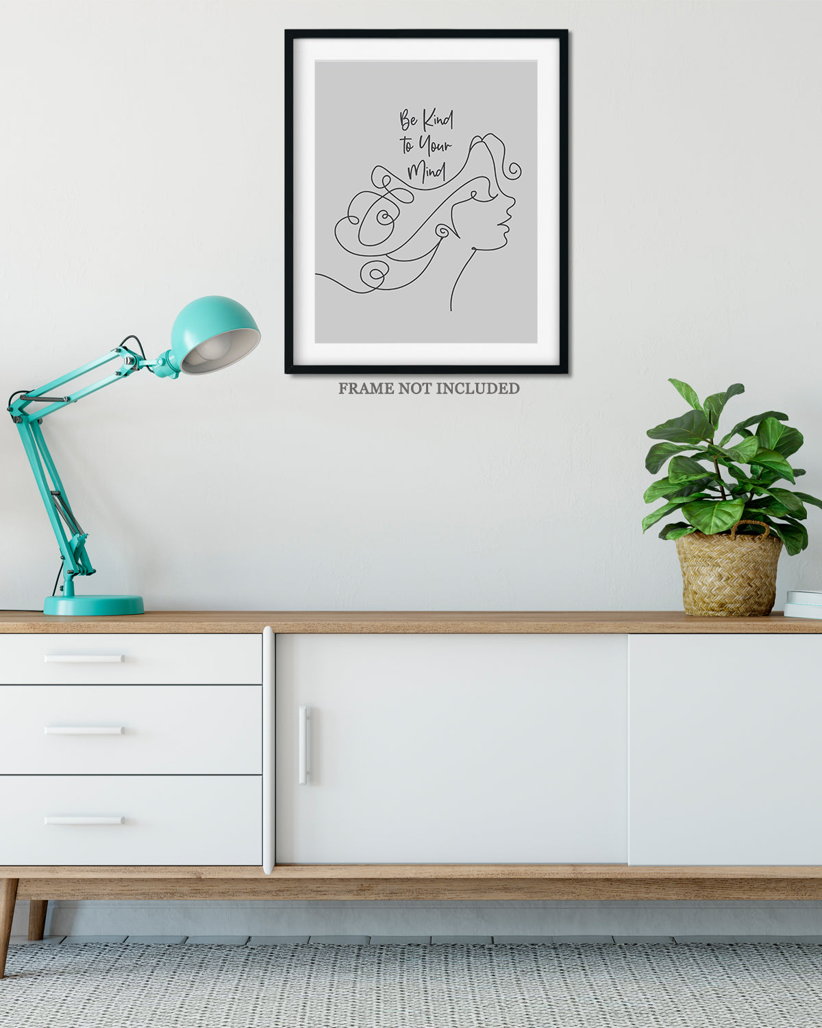 Be Kind To Your Mind Positive Affirmation Wall Decor