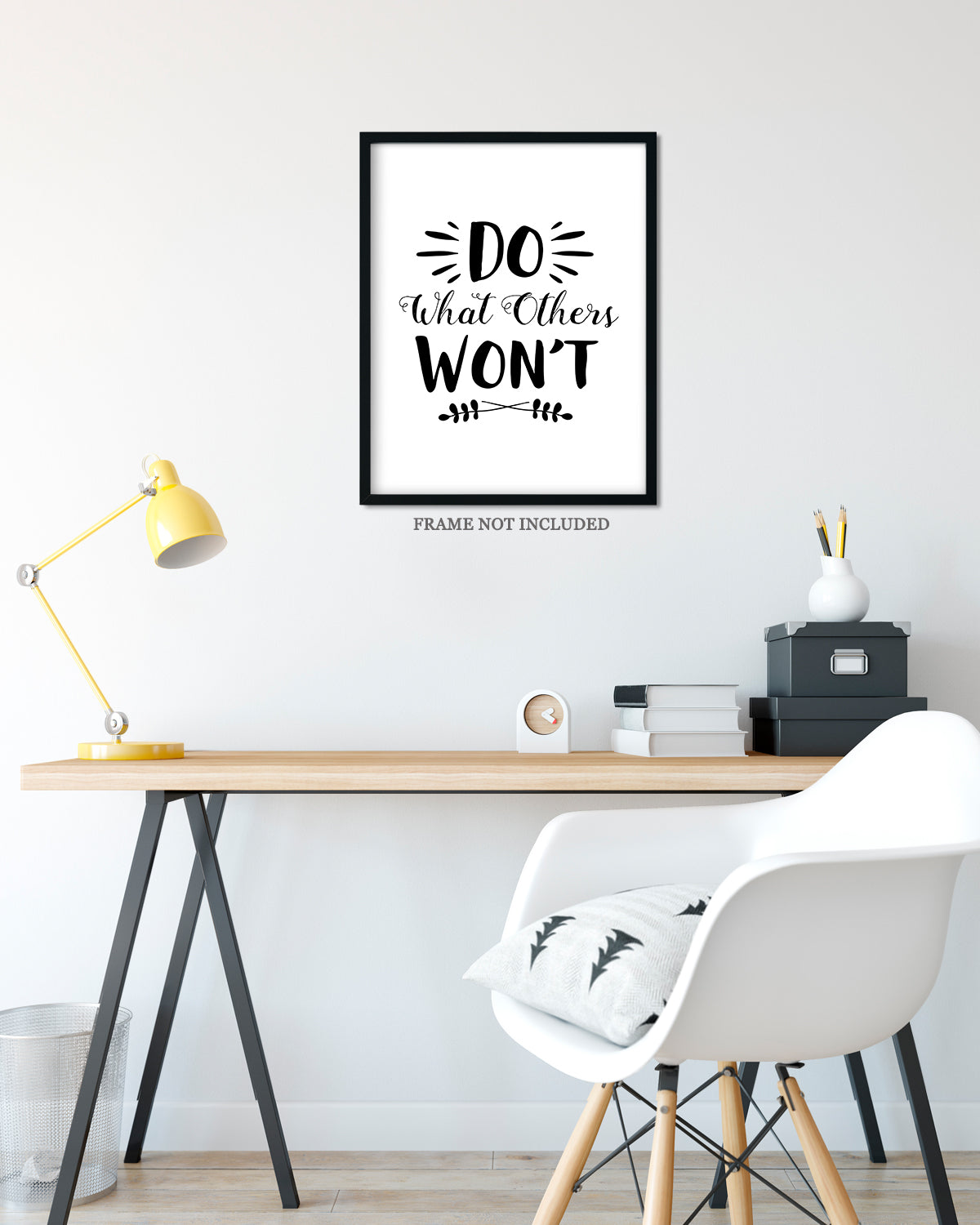 Do What Others Won't Inspirational Wall Art - Motivational Wall Decor for Office
