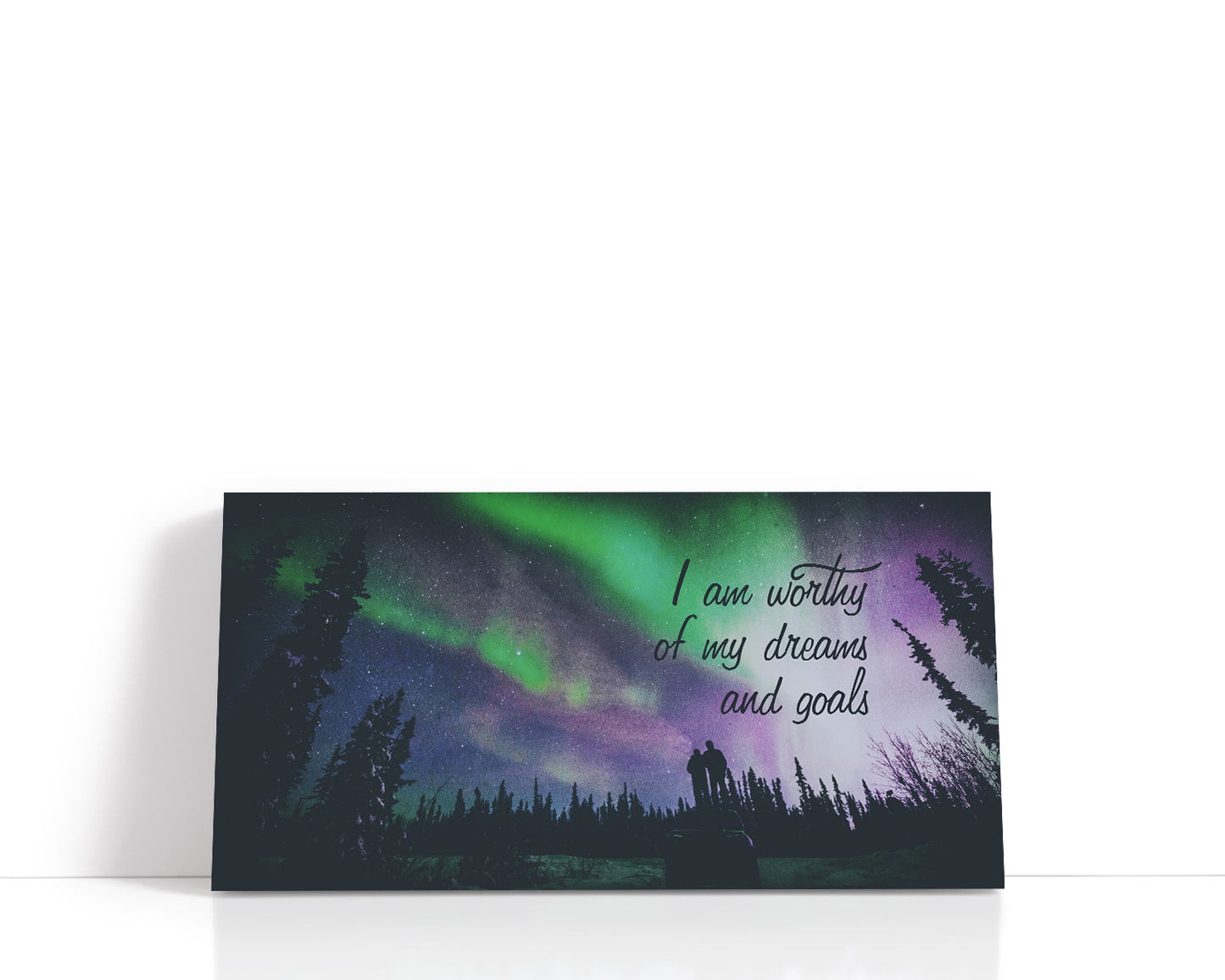 I Am Worthy of My Dreams and Goals - Wall Decor Art Canvas