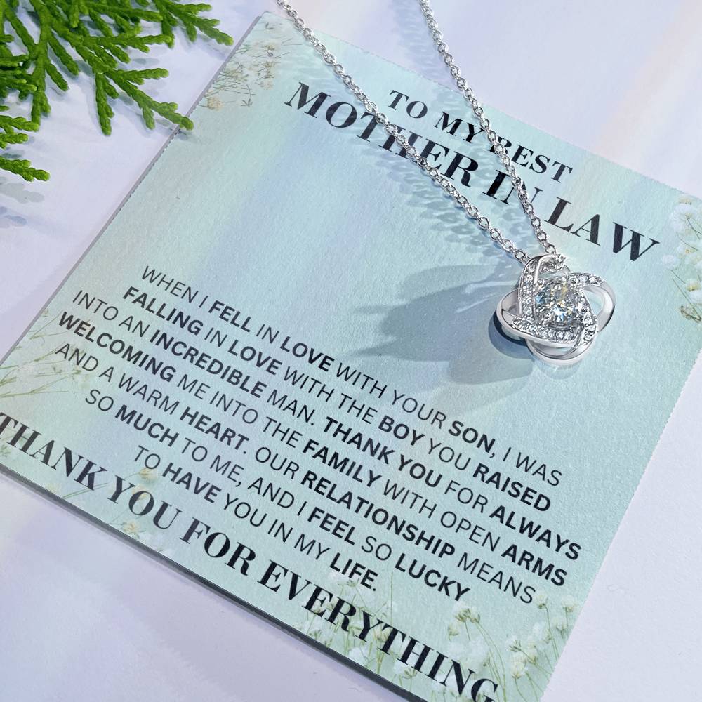 Mother In Law  - Lucky To Have You  - Love Necklace