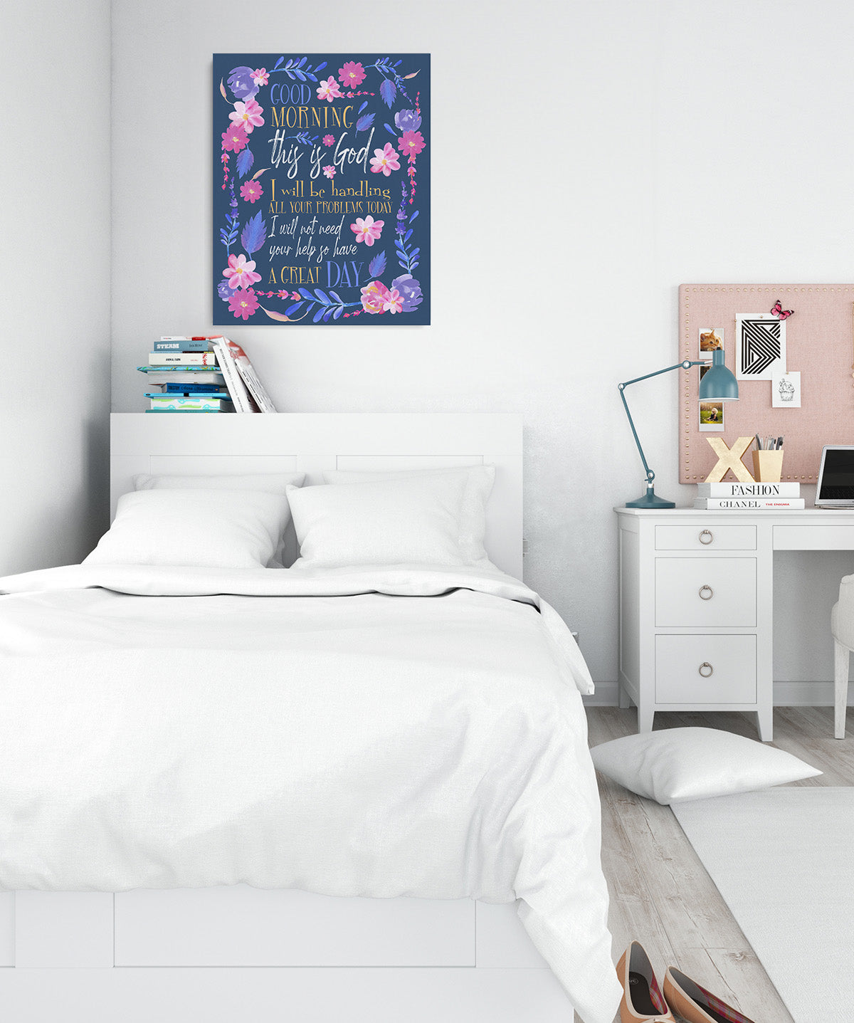 Good Morning This Is God I Will Be Handling Wall Art Decor Print