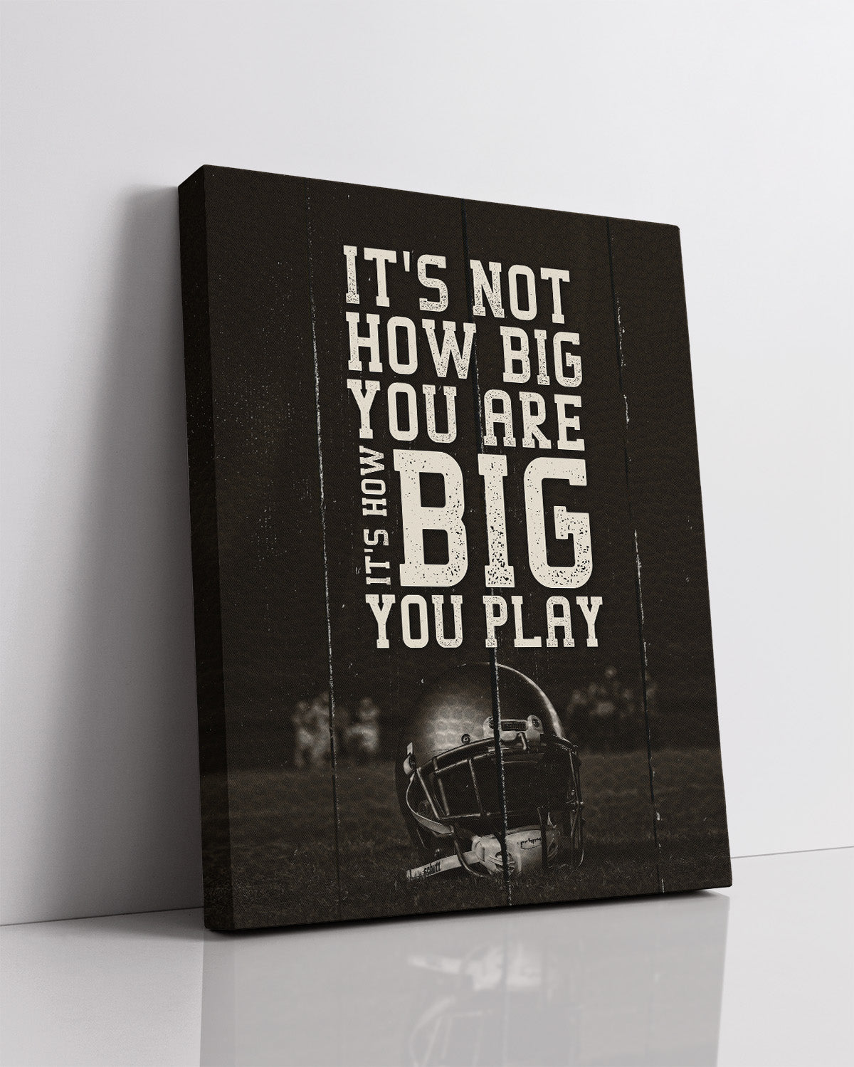 Football Inspirational Wall Art for Boys, Kids Room, Family or Game Room, Man Cave, Den - Teen Room Decor - Home Decor Gift for Sports Fans, Football Players