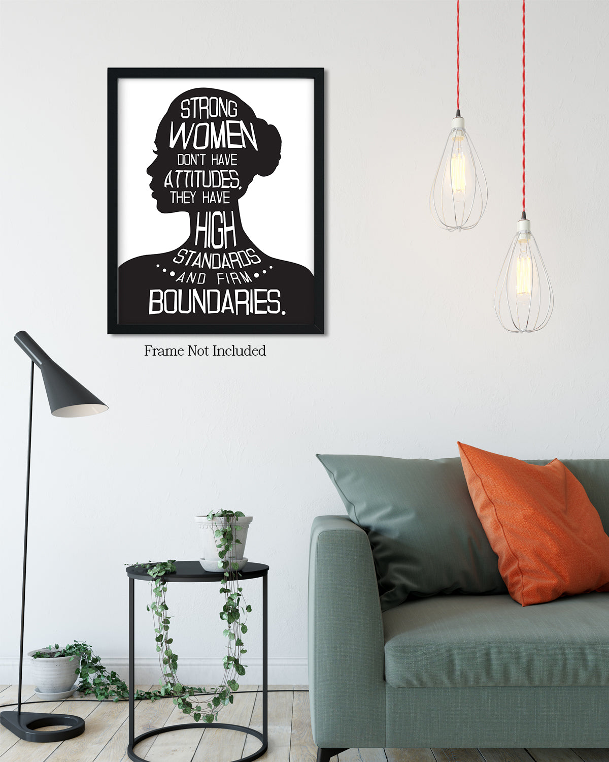 Motivational Gifts for Women, Teens, Girls - Inspirational Quotes for Females - Feminism Wall Art - Women Empowerment Wall Decor - Bedroom wall decor for women