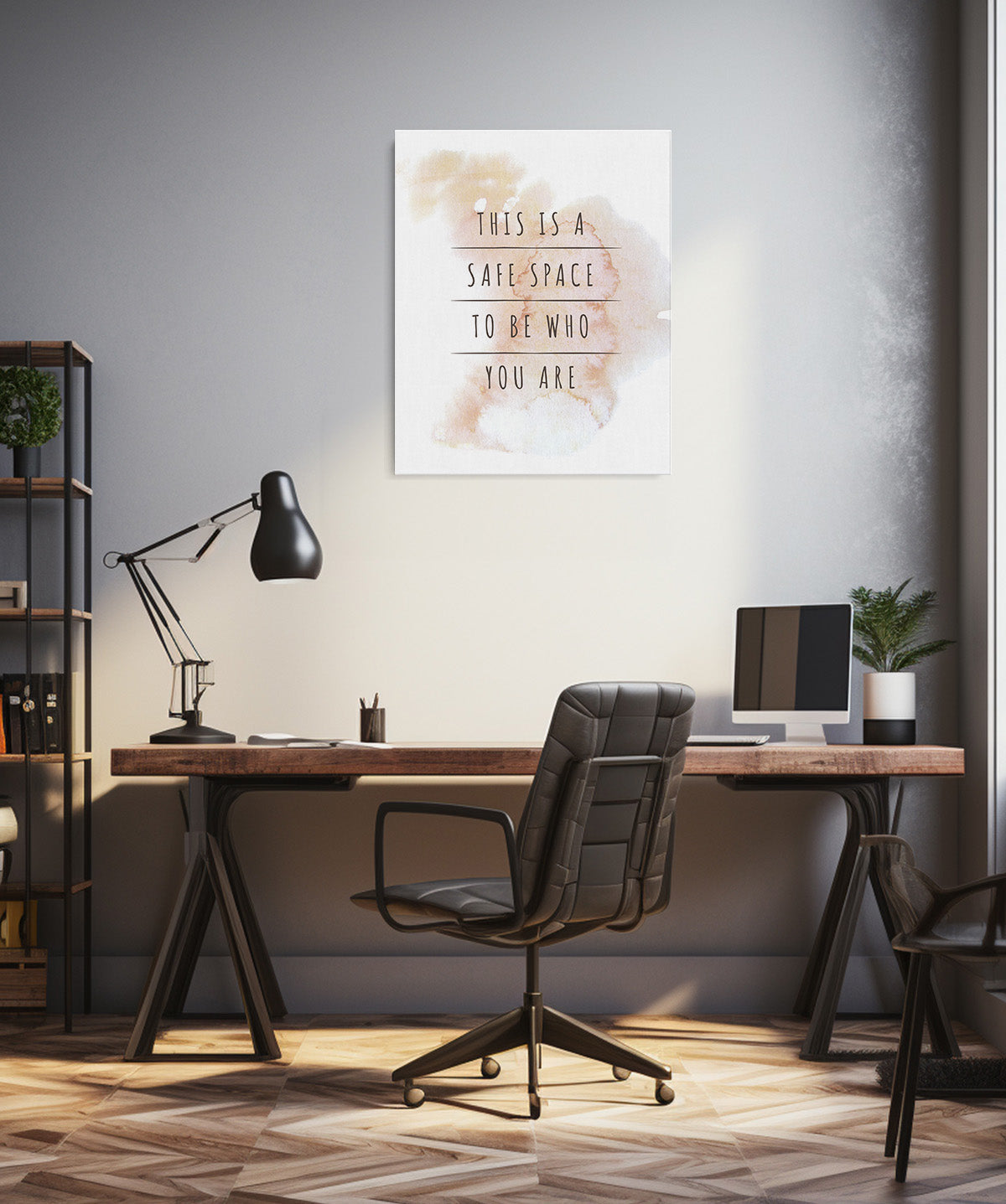 This Is A Safe Space To Be Who You Are Affirmation Wall Decor
