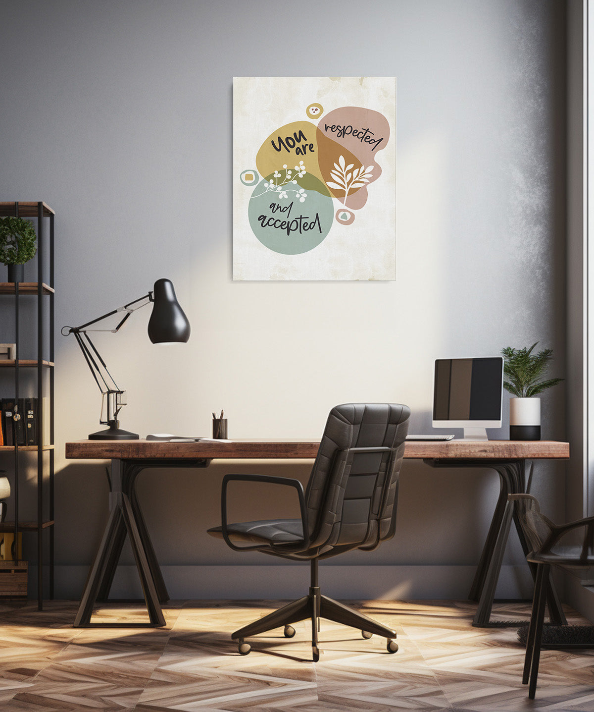 You Are Respected And Accepted Affirmation Wall Decor