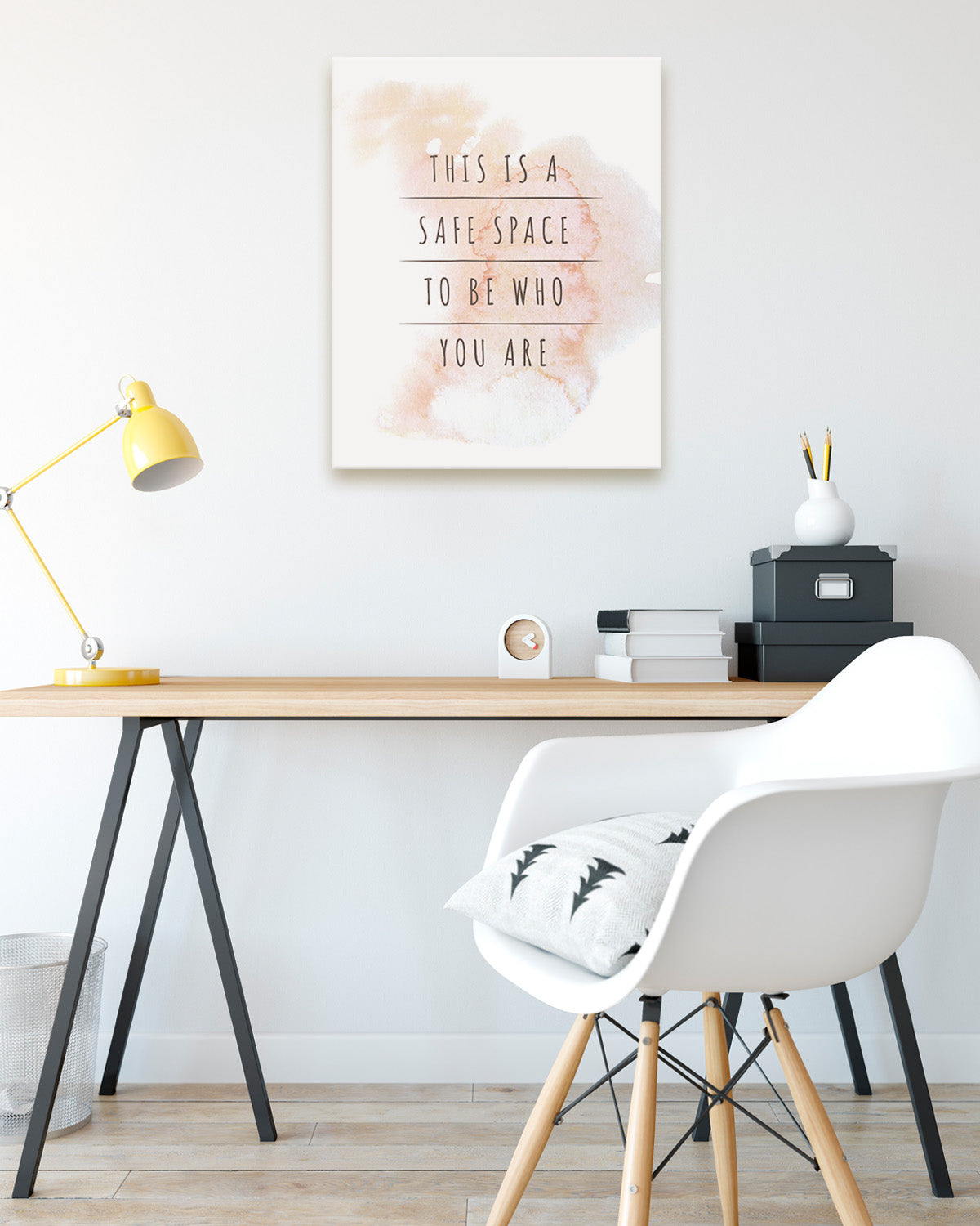 This Is A Safe Space To Be Who You Are Affirmation Wall Decor