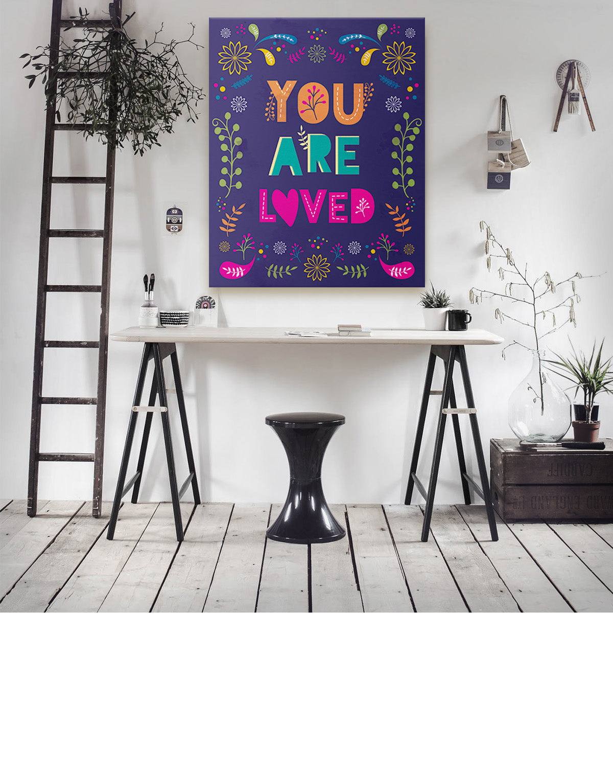You Are Loved Affirmation Wall Decor