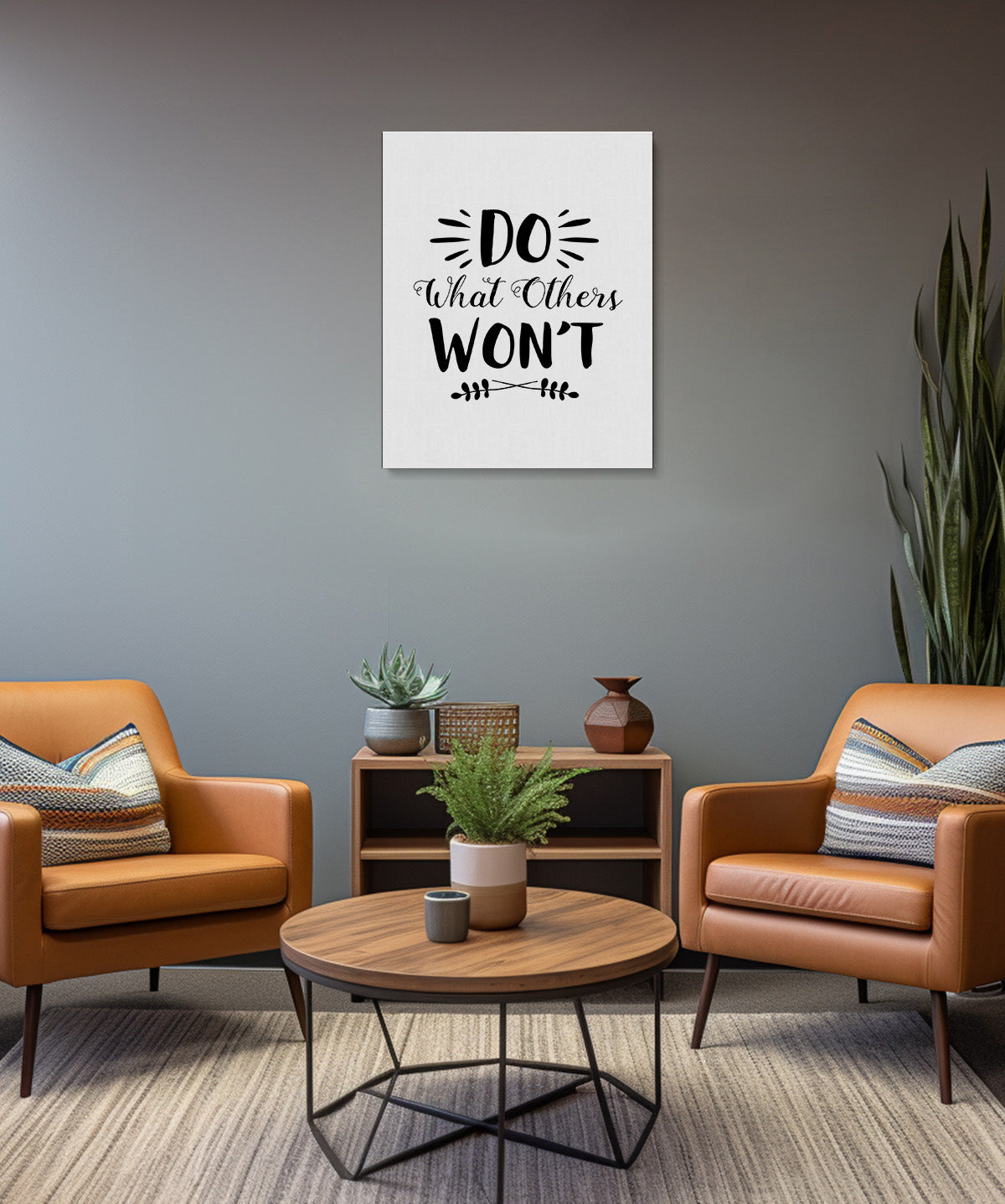 Do What Others Won't Inspirational Wall Art - Motivational Wall Decor for Office